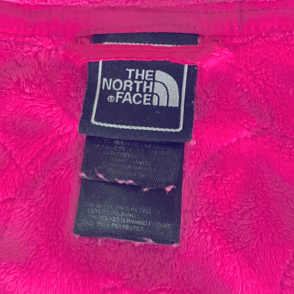 North Face coat, fuzzy inside, attached hood, girls size 10-12. - Picture 4 of 13